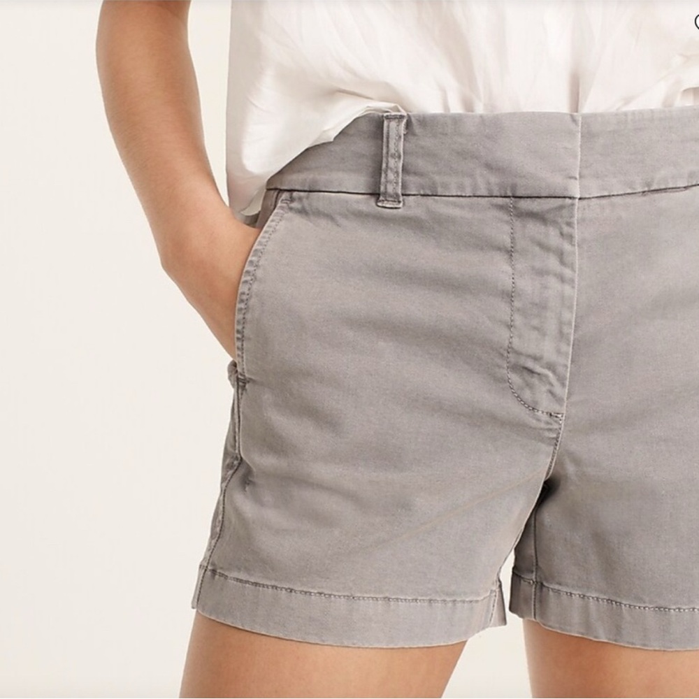 J. Crew Light Gray Women's Shorts 7" Inseam Sz 6 EUC‎